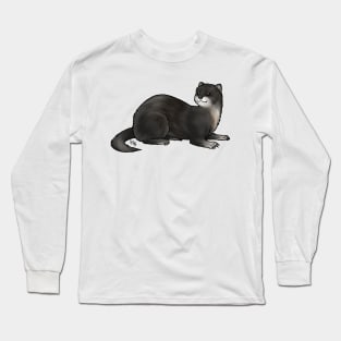 Ferret - Black Sable Long Sleeve T-Shirt